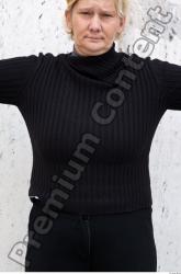 Upper Body Woman Casual Sweater Street photo references